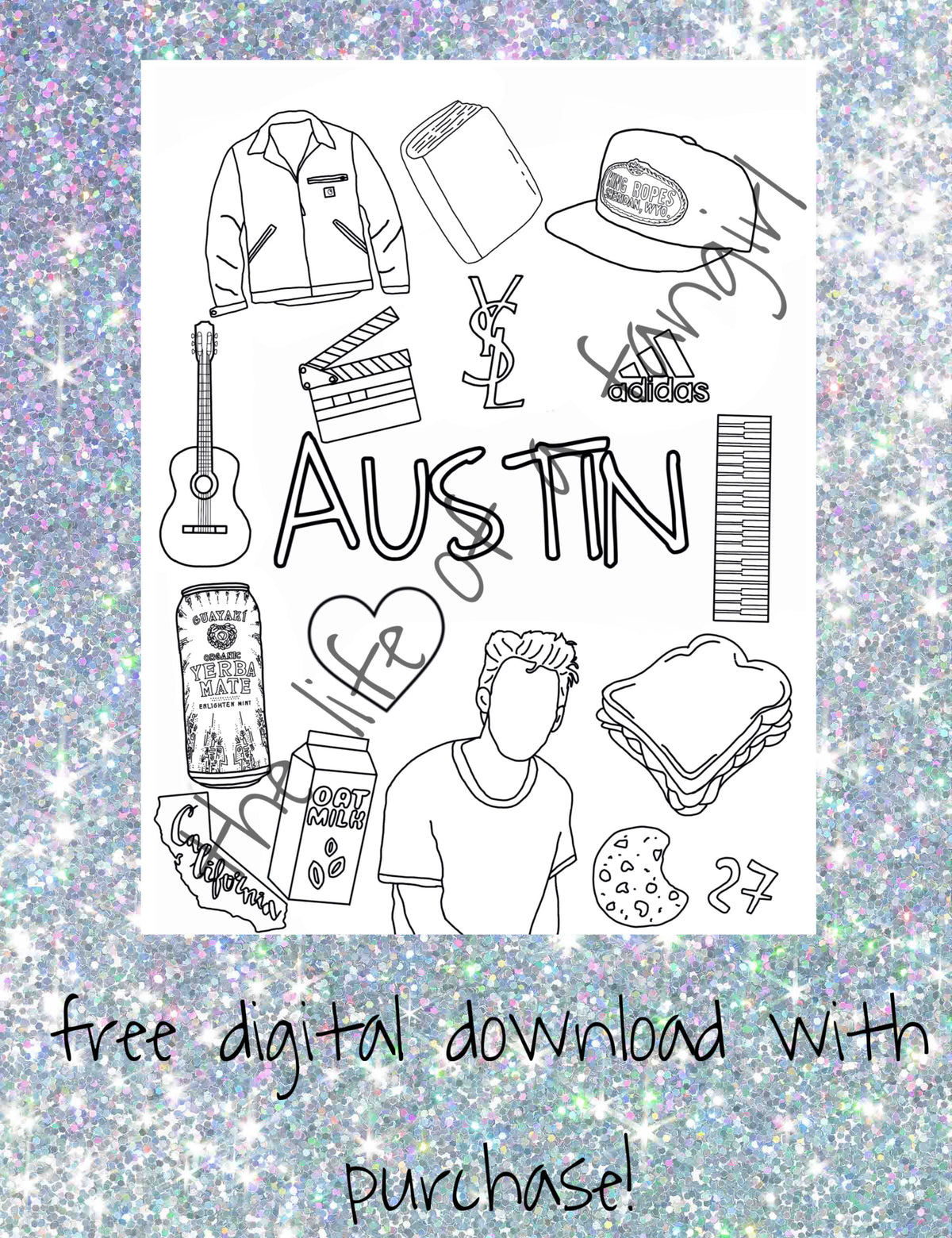 Austin Butler Coloring Book