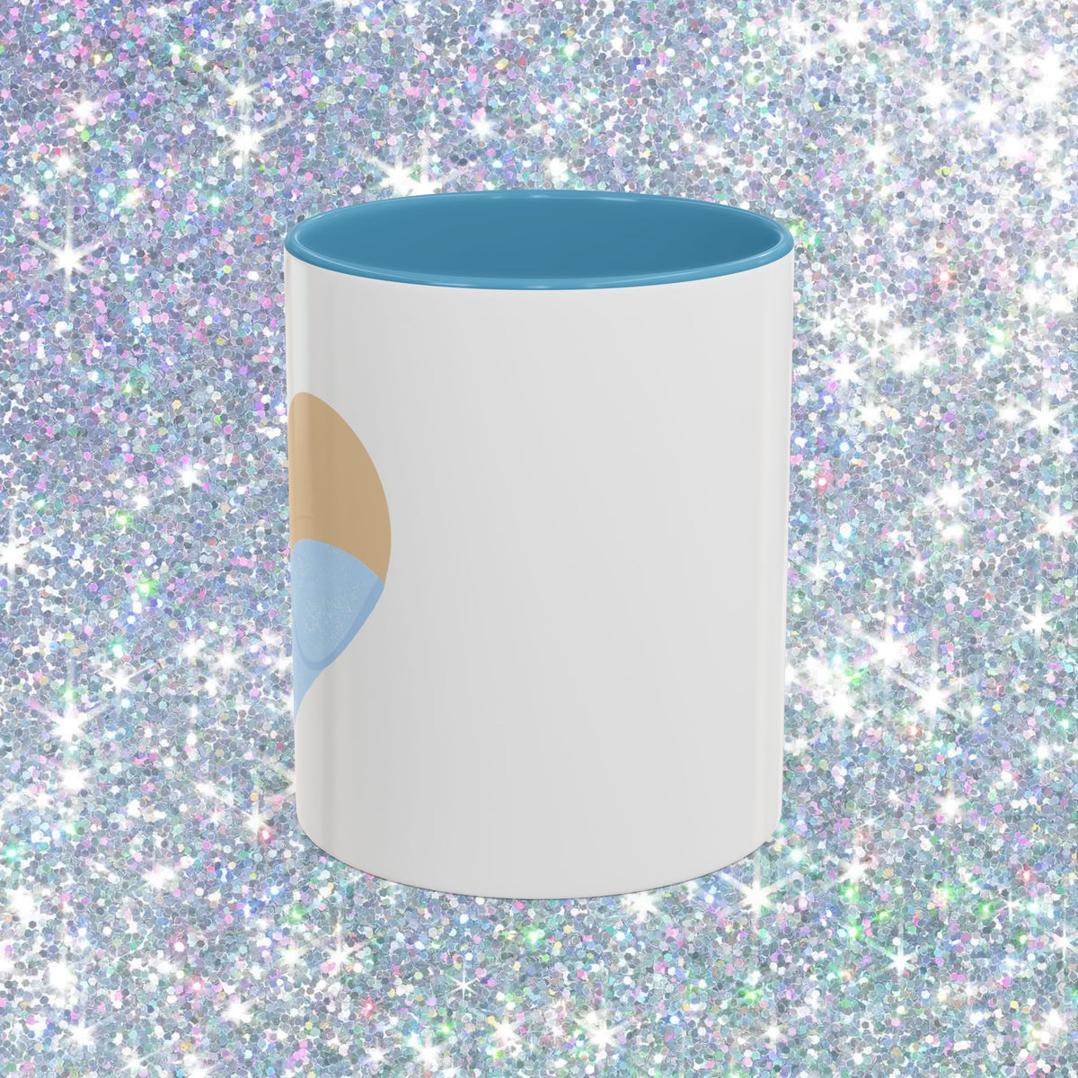 Short n Sweet Bodysuit Heart Mug (blue)