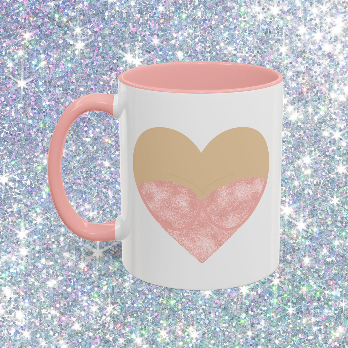 Short n Sweet Bodysuit Heart Mug (pink)