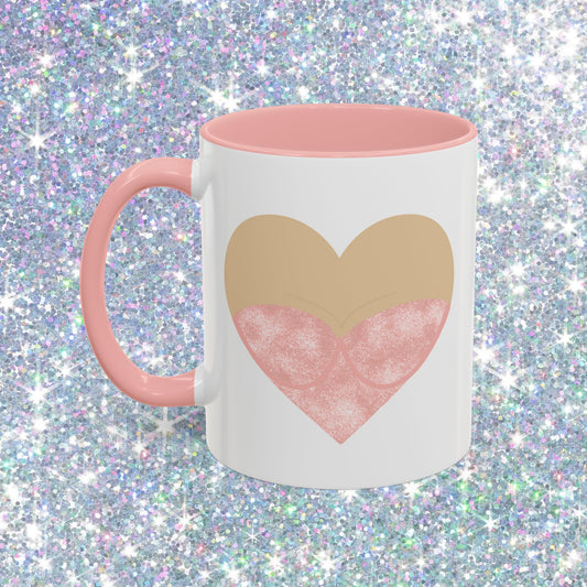 Short n Sweet Bodysuit Heart Mug (pink)
