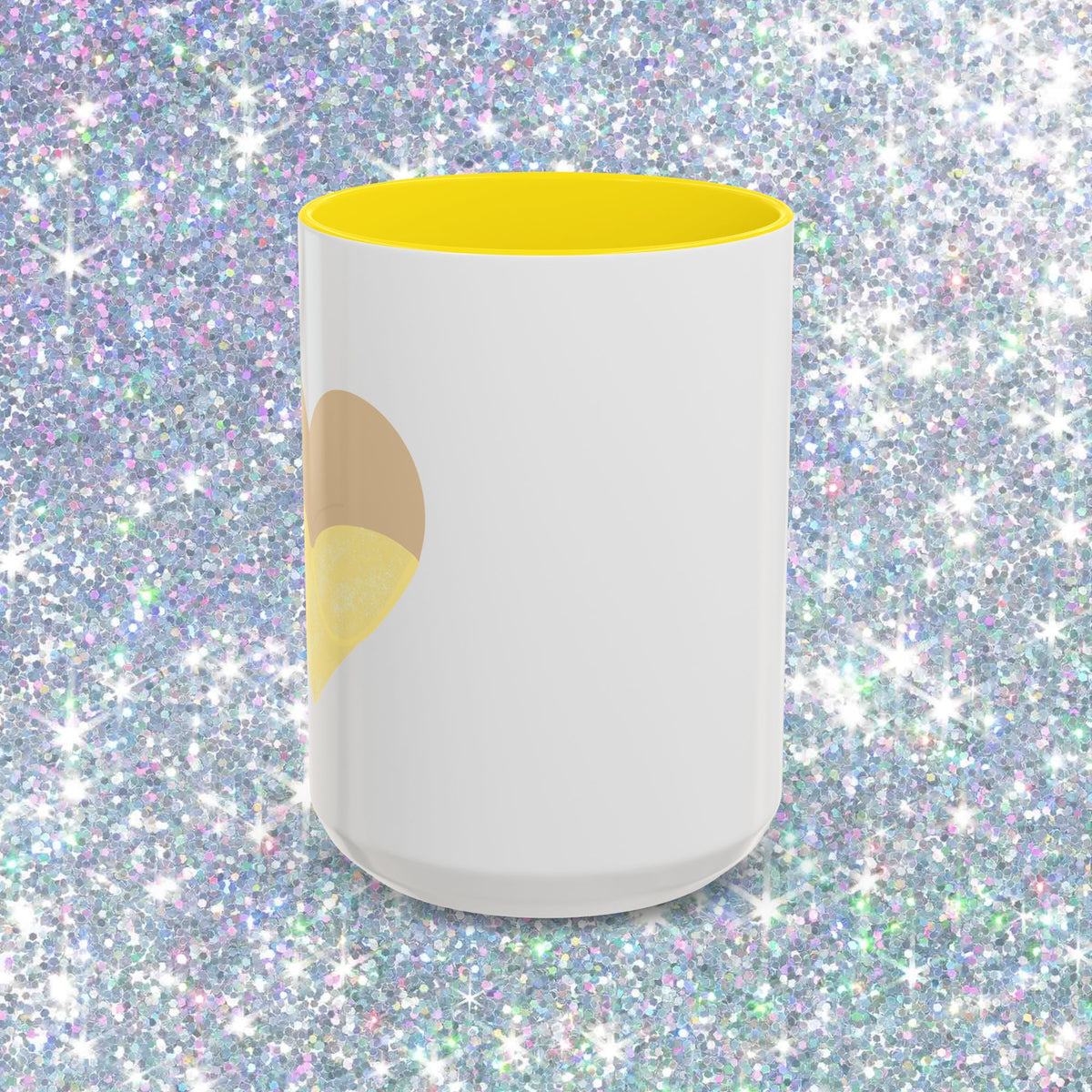 Short n Sweet Bodysuit Heart Mug (yellow)