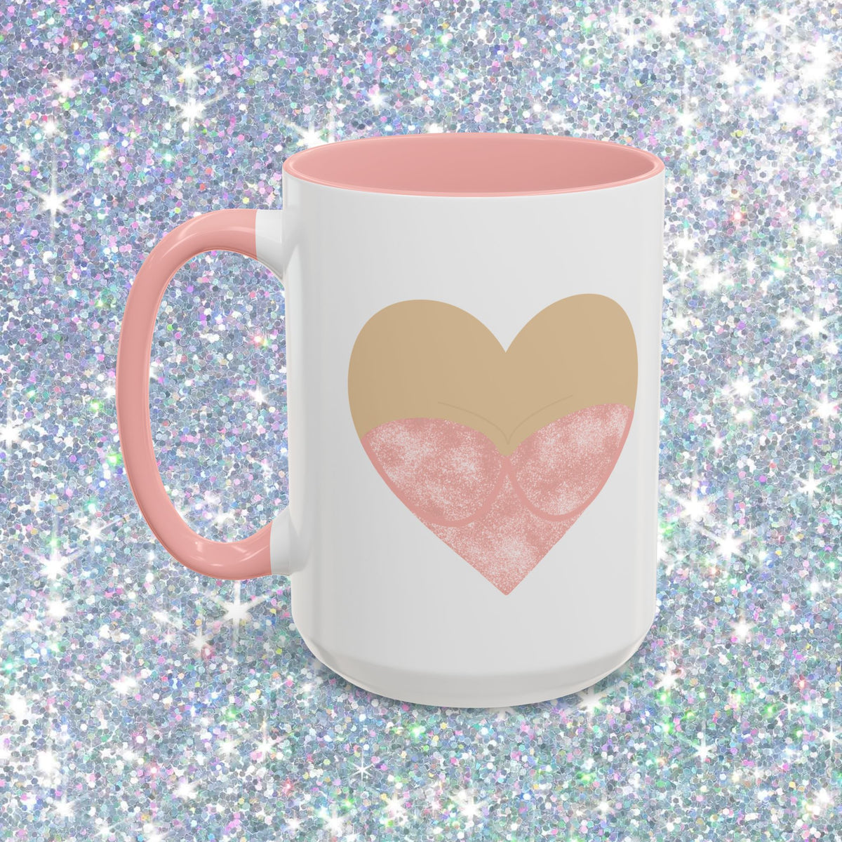 Short n Sweet Bodysuit Heart Mug (pink)