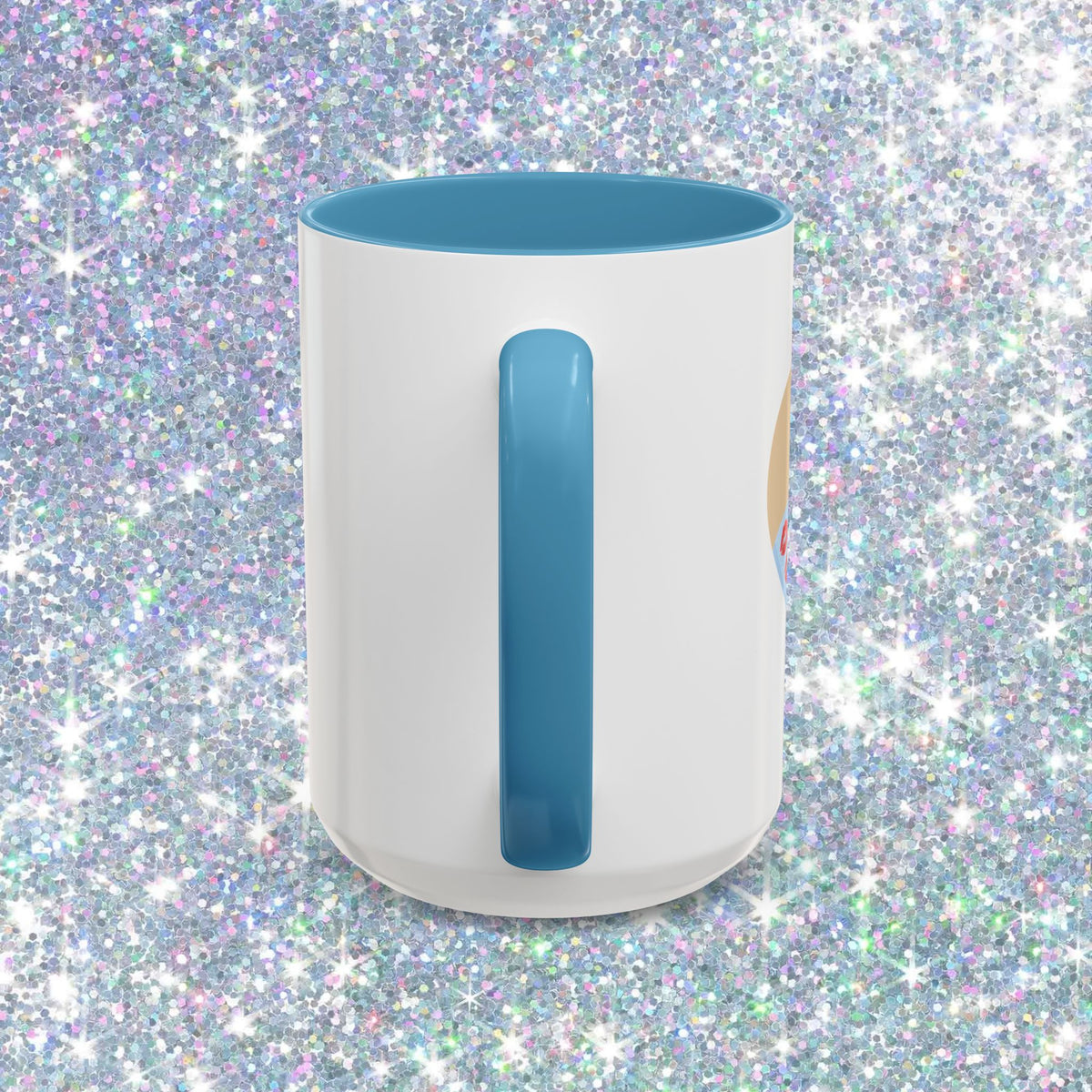 Short n Sweet Bodysuit Heart Mug (blue)