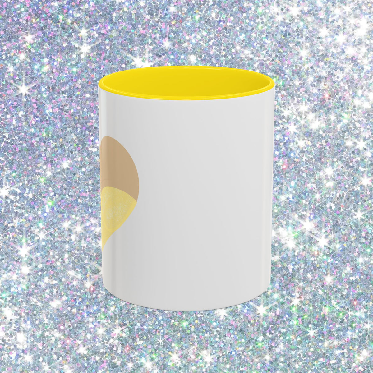 Short n Sweet Bodysuit Heart Mug (yellow)