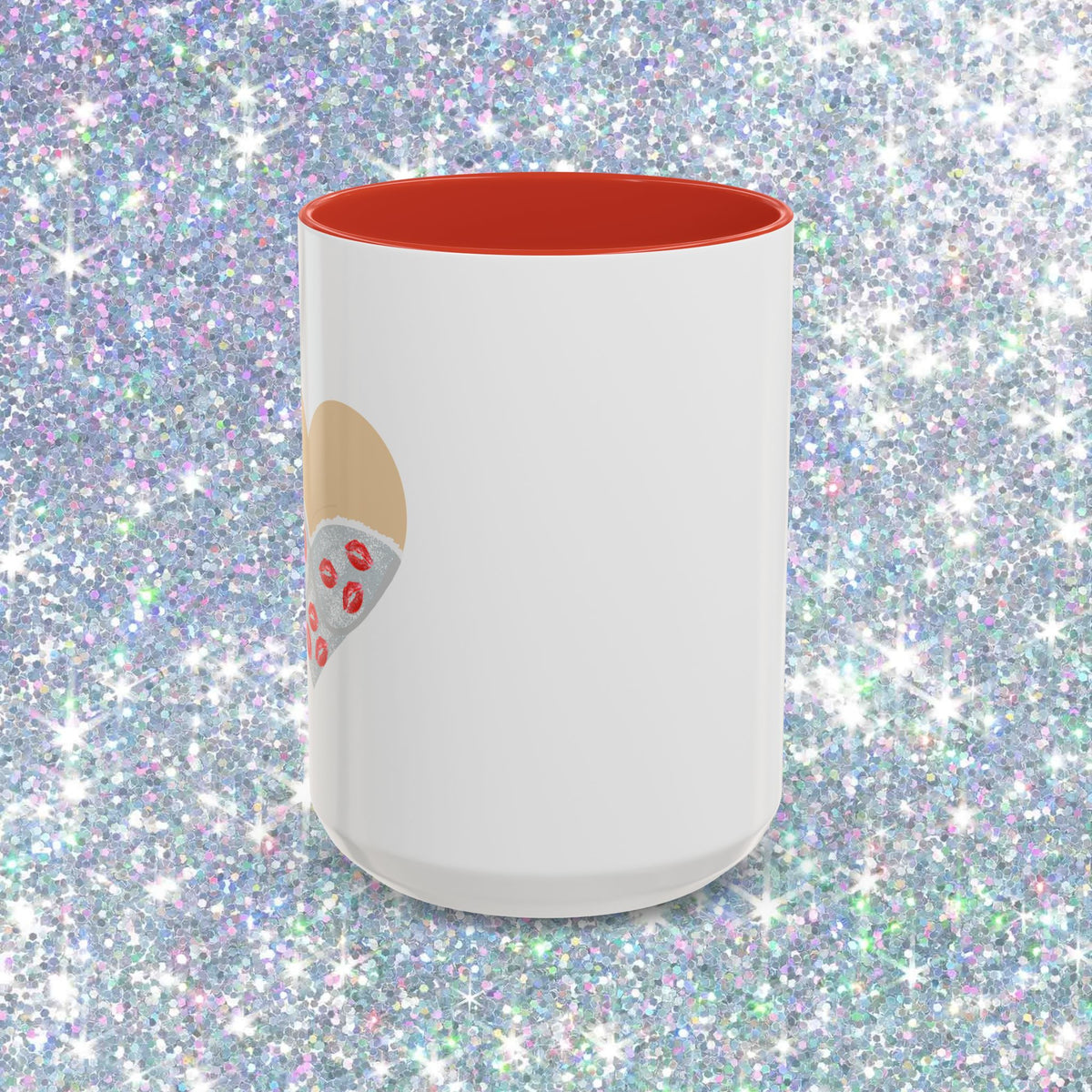Short n Sweet Bodysuit Heart Mug (silver kisses)