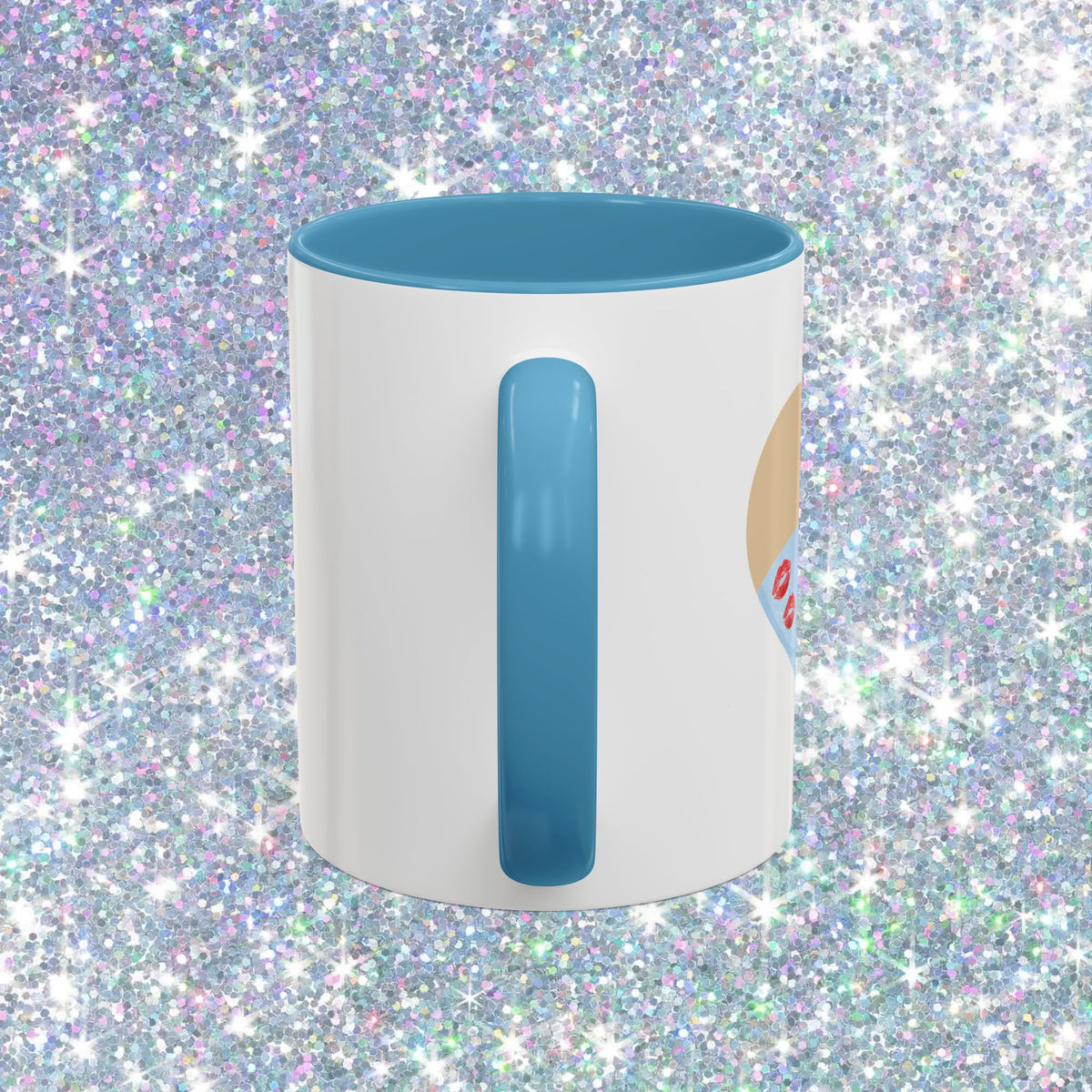 Short n Sweet Bodysuit Heart Mug (blue)