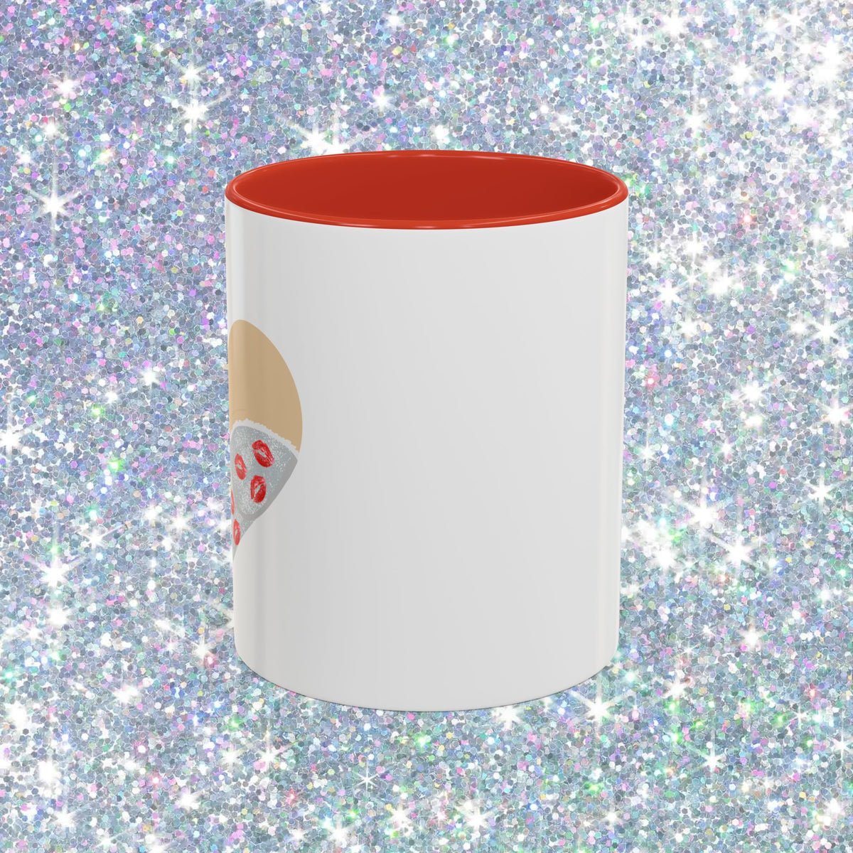 Short n Sweet Bodysuit Heart Mug (silver kisses)