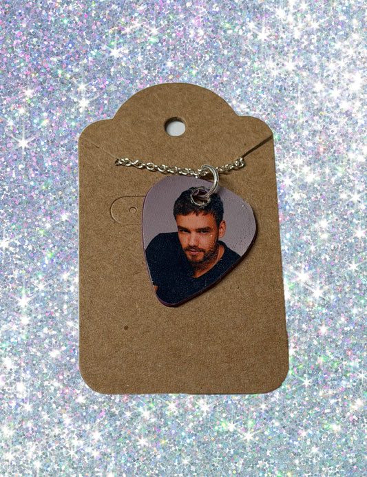 Liam Payne Guitar Pick Necklace