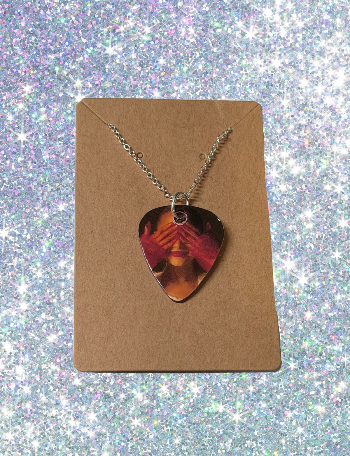 Ariana Grande Guitar Pick Necklace